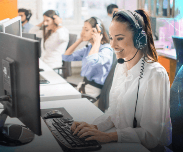 Integrated call center management dashboard inside modern dealer management system